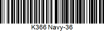 Barcode cho sản phẩm Giày Kawasaki K366 Navy